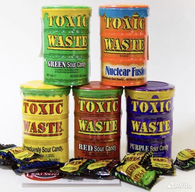 Кислые конфеты Toxic Waste купить на Зозу.ру - фотография № 1