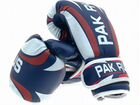 Детские боксерские перчатки Pak Rus, сине-белые объявление продам