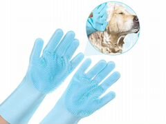Перчатка силиконовые для собак