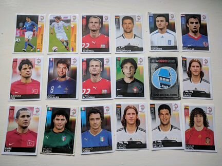 Коллекционные карточки euro uefa 2008 (Panini)