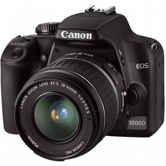 Зеркальный фотоаппарат Canon EOS 1000D Kit 18-55