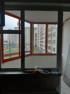 Остекление лоджии + окно с балконным блоком б/у из