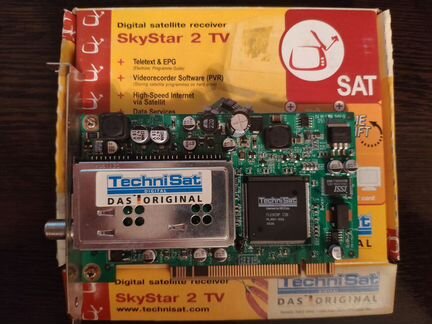 Спутниковая DVB-карта TechniSat SkyStar 2 TV PCI