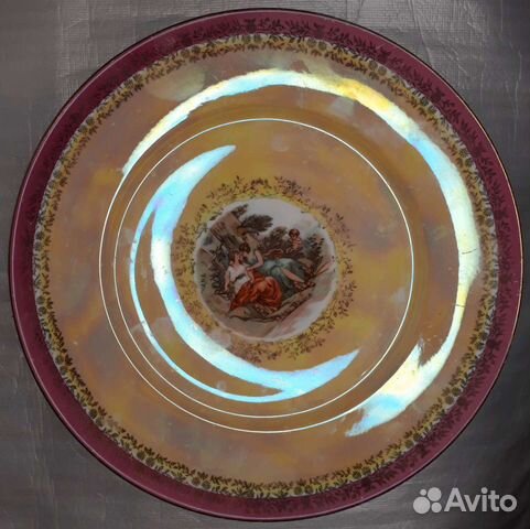 Тарелка Германия фарфоровая декоративная коллекцио