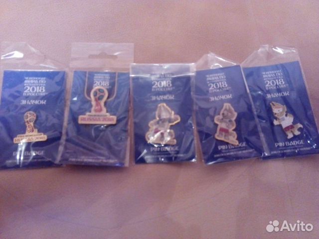 Значки Чемпионат мира по футболу 2018