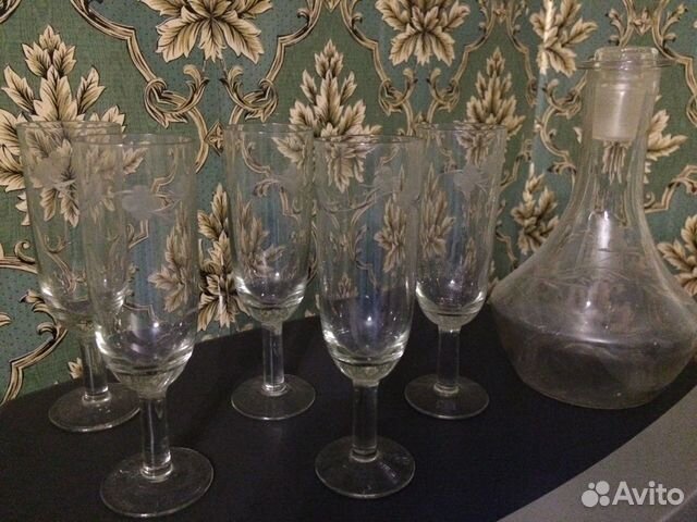 Бокалы и кувшин СССР