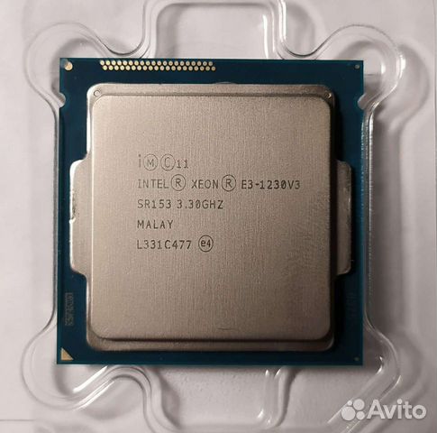 Intel Xeon 1230 v3 (i7-4770) LGA 1150, 4 ядра