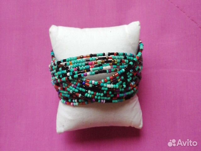 Браслет из бисера Морской бриз