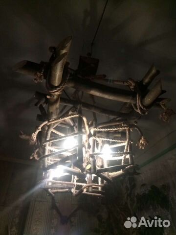 Дизайнерские люстры из дерева