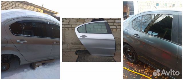 Дверь задняя правая в сборе Пежо 408 Peugeot 408