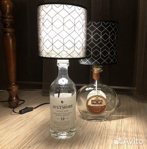 Декоративный светильник бутылка абажур Forza