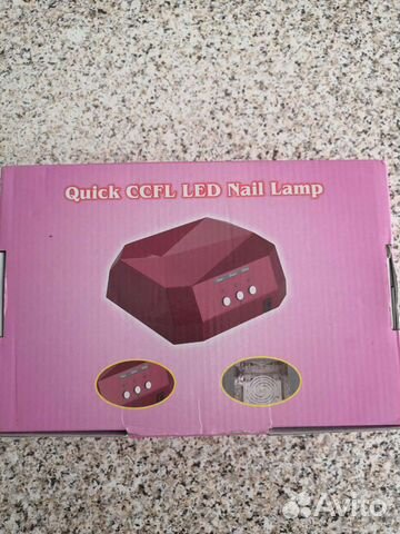 Гибридная лампа для маникюра. состояние новой