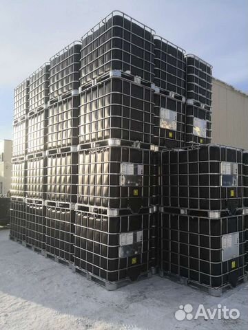 Еврокуб черный, емкость 1000 литров