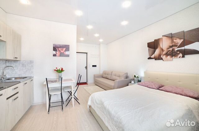 

Квартира-студия, 30 м², 2 кровати