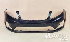 Передний черный бампер киа рио 2011- №67