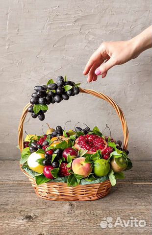 Съедобные букеты и корзины на новый год