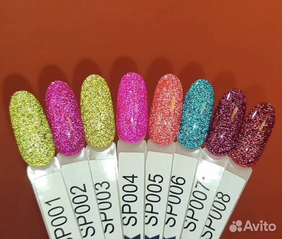 Гель лак светоотражающий неоны для маникюра