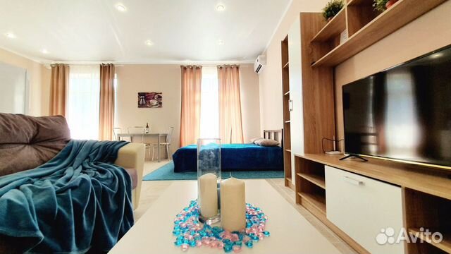 

Квартира-студия, 42 м², 2 кровати