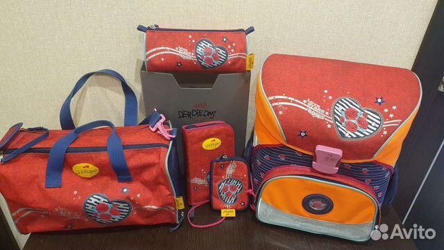 Ранец DerDieDas. Полный комплект 5 предметов
