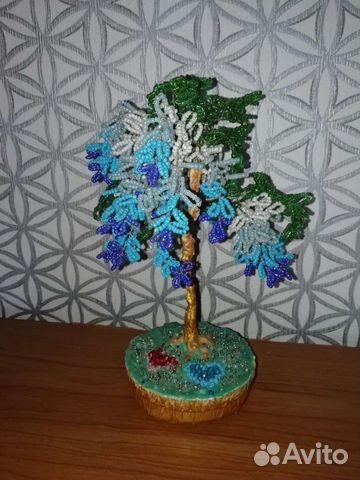 Сакура, рябинка из бисера