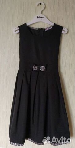 Сарафан школьный черный Panda Kids 134