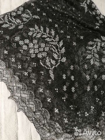 Оренбургский пуховый платок /паутинка