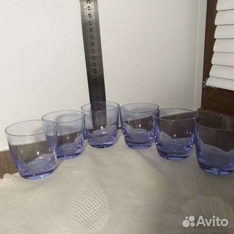 Рюмки,фужеры СССР цветное стекло