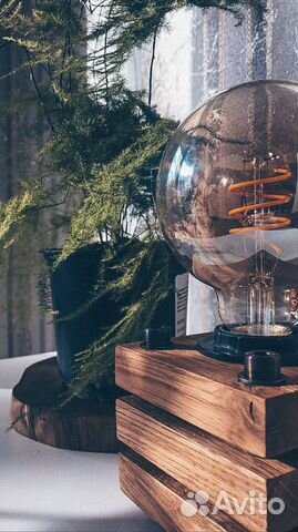 Настольный светильник лофт. Эдисон. Loft