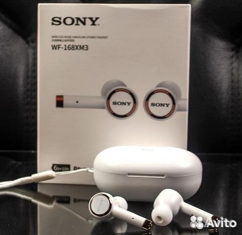 Беспроводные наушники Sony WF-168XM3 Белые