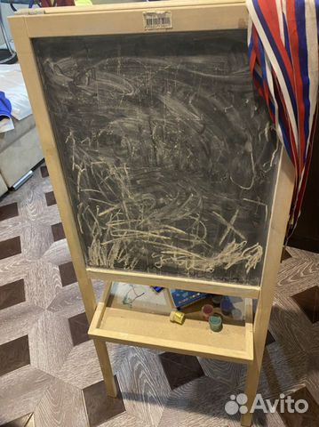 Доска мольберт детский, двухстронний