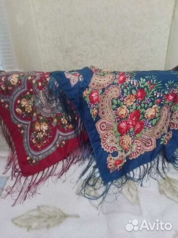 Платок шаль 80 шерсть 20 вискоза