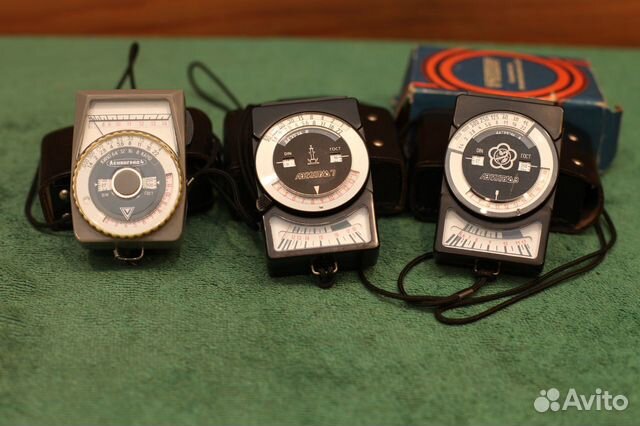 Фотоэкспонометры Ленинград-4, -7, -8