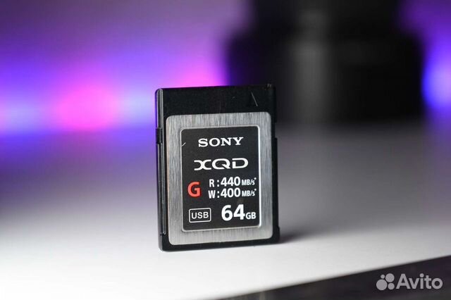 Карта памяти sony XQD 64 gb Гб s/n:05dcnkm8AW