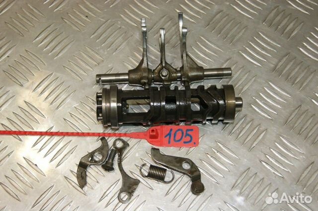 Вал копирный с вилками Kawasaki ZXR250, ZX250C