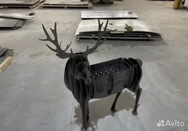 Мангал:Олень,Трактор,Медведь