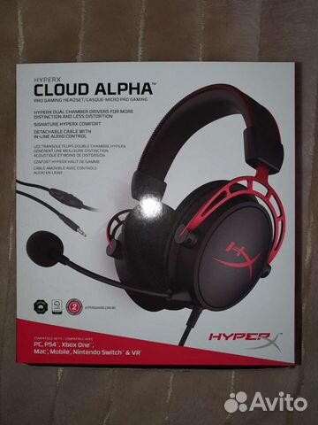 Cloud Alpha — геймерская гарнитура для PS4, Xbox One, ПК и других устройств  | HyperX