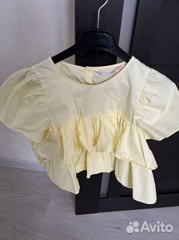 Хлопковая женская блузка zara