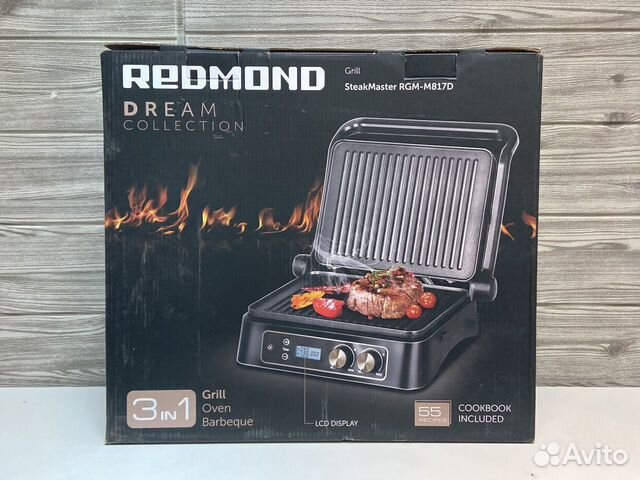 Redmond steakmaster m811d. Редмонд гриль 817. Электрогриль Redmond STEAKMASTER RGM-m817d. Редмонд 817d гриль.