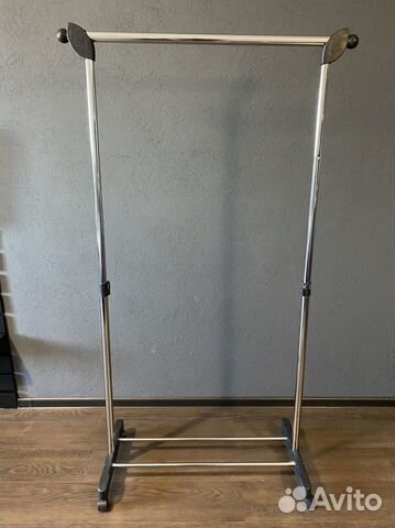 Штанга для одежды напольная регулир., на колесах