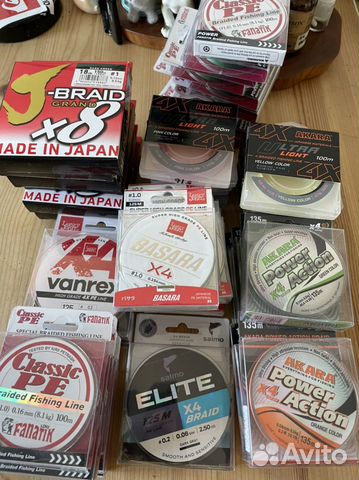 Плетеные шнуры для рыбалки