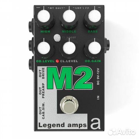 Двухканальный предусилитель AMT M-2 Legend Amps 2