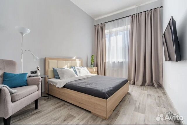 

1-к. квартира, 38 м², 2 кровати