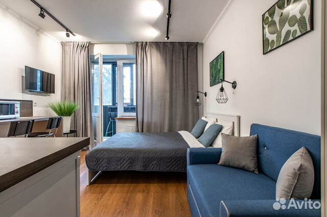 

Квартира-студия, 20 м², 2 кровати