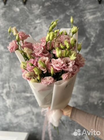 Букет эустома, лизиантус