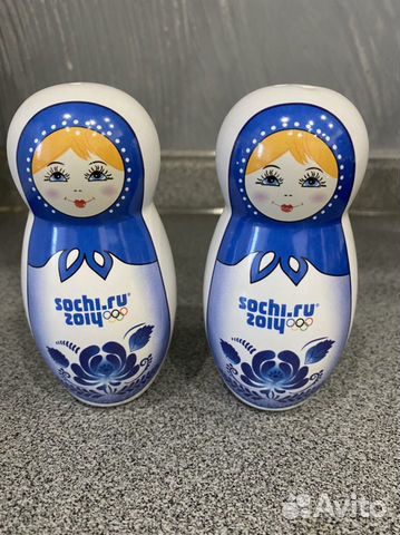 Солонка и перечница Сочи 2014 Матрешка