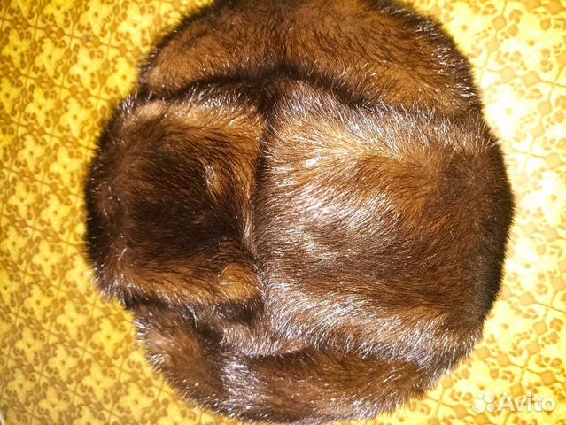 Норковая шапка мужская