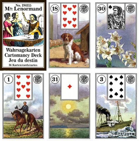 Mlle Lenormand Oracle Cards