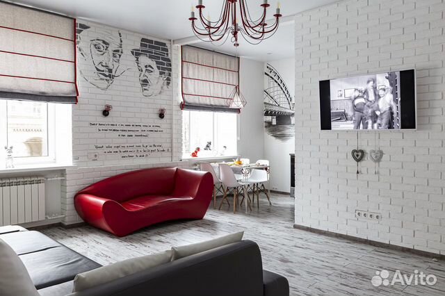 

1-к. квартира, 55 м², 3 кровати