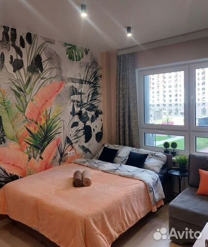 

Квартира-студия, 18 м², 2 кровати