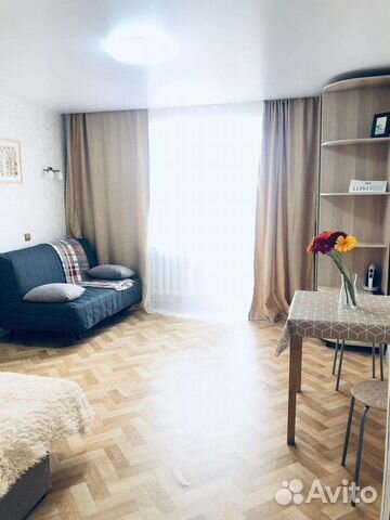 

Квартира-студия, 27 м², 2 кровати